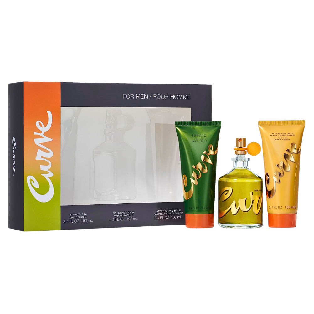 SET LIZ CLAIBORNE CURVE FOR MEN EDC 125ML, SHOWER GEL 100ML, CREMA DESPUES DE AFEITAR 100ML (H)