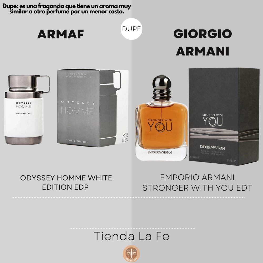 ARMAF ODYSSEY HOMME WHITE EDITION EDP 100ML (H) (DUPE GIORGIO ARMANI EMPORIO ARMANI STRONGER WITH YOU EDT)