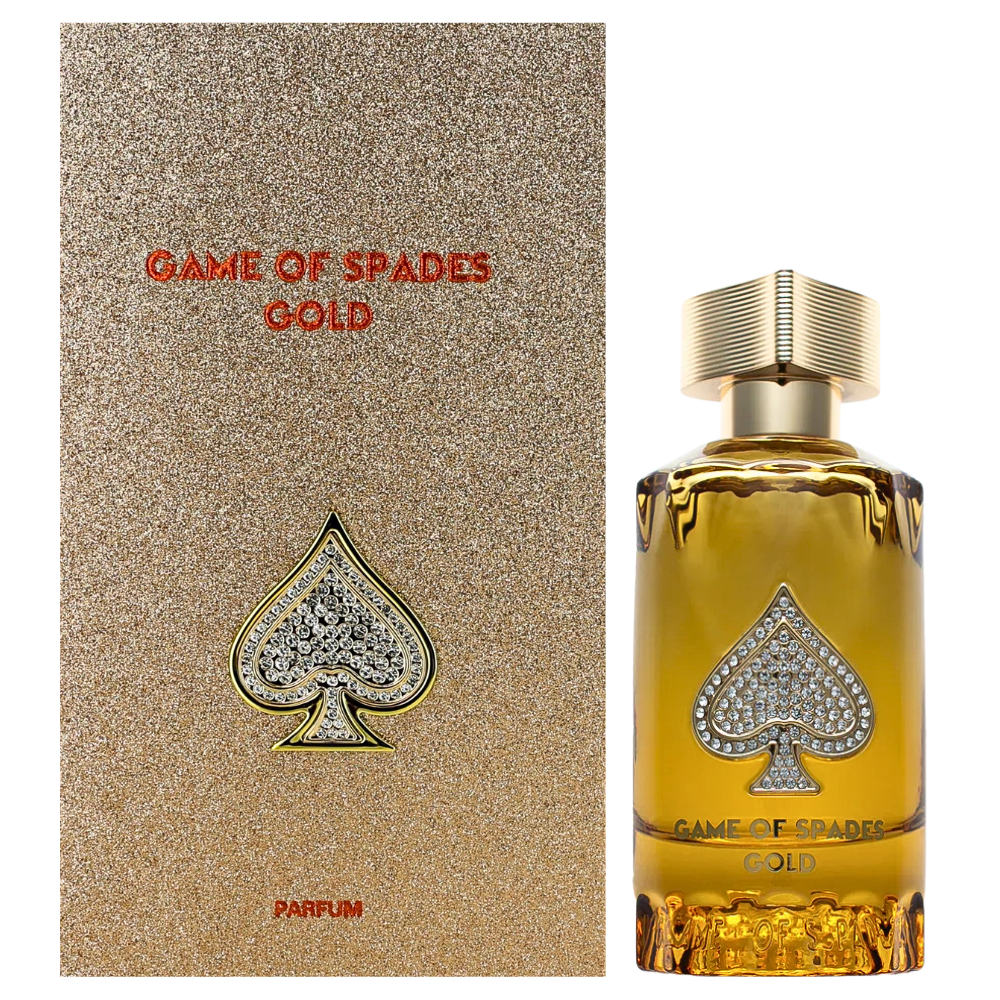 JO MILANO PARIS GAME OF SPADES GOLD PARFUM 90ML (U) (DUPE BOND NO 9 DUBAI GOLD EDP)