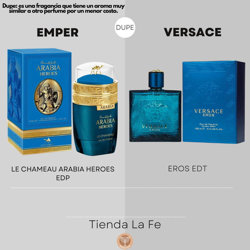 LE CHAMEAU ARABIA HEROES EDP 100ML (H) (DUPE VERSACE EROS EDT)