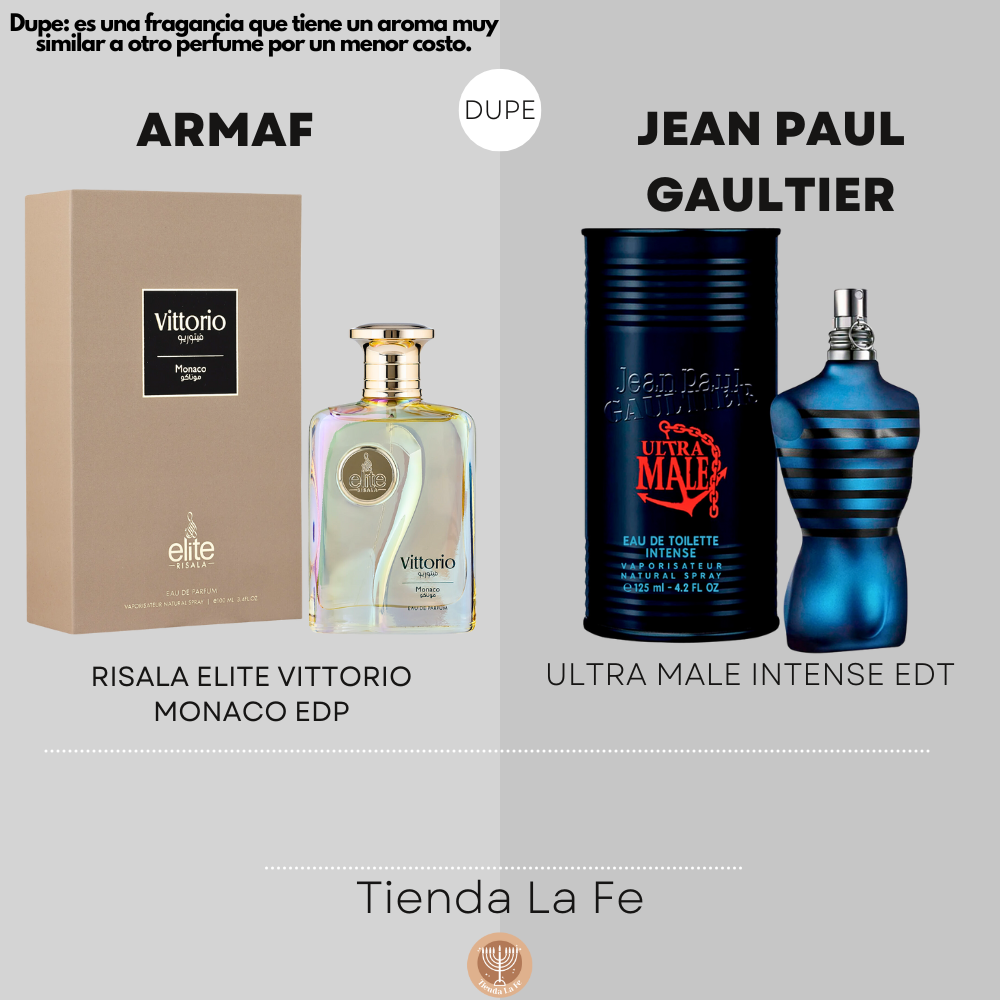 ARMAF RISALA ELITE VITTORIO MONACO EDP 100ML (H) (DUPE JEAN PAUL GAULTIER ULTRA MALE INTENSE EDT)