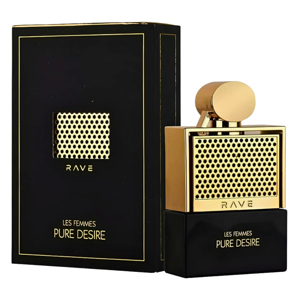 RAVE LES FEMMES PURE DESIRE GOLD EDP 100ML (M) (DUPE KILIAN ANGELS SHARE EDP)