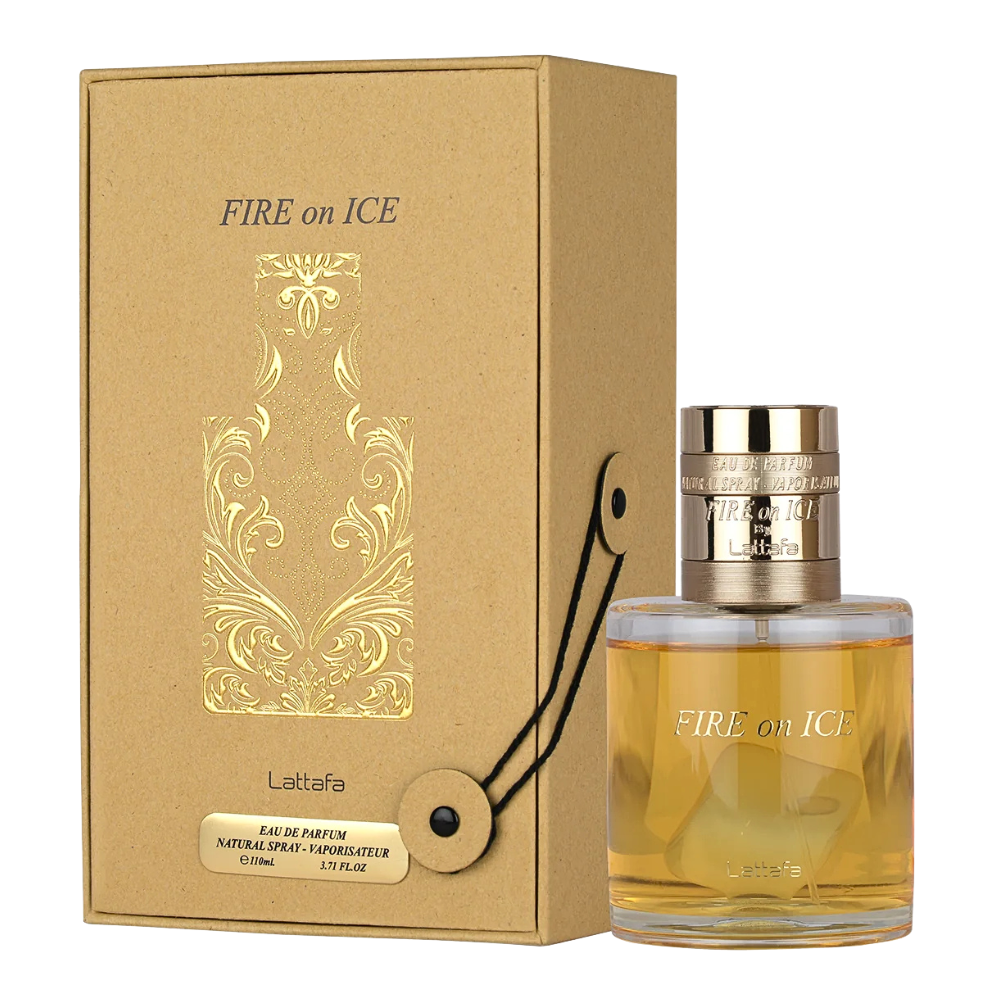 LATTAFA FIRE ON ICE EDP 110ML (U) (DUPE KILIAN ANGELS SHARE PARADIS EDP)