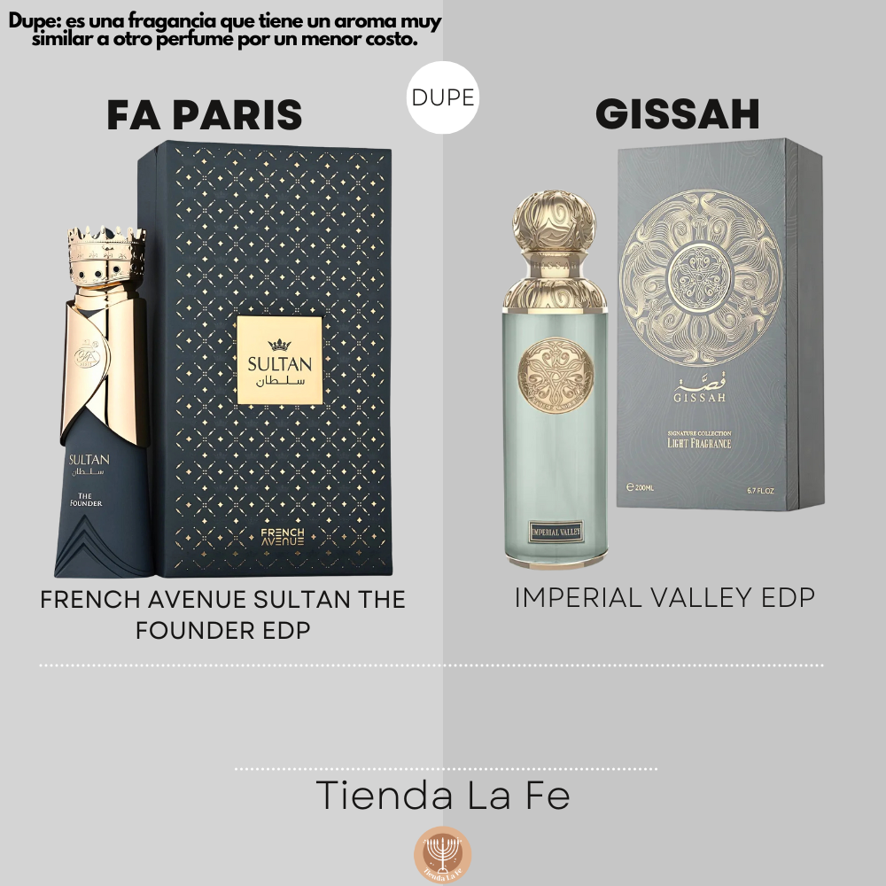 FA PARIS FRENCH AVENUE SULTAN THE FOUNDER EDP 80ML (H) (DUPE GISSAH IMPERIAL VALLEY EDP)