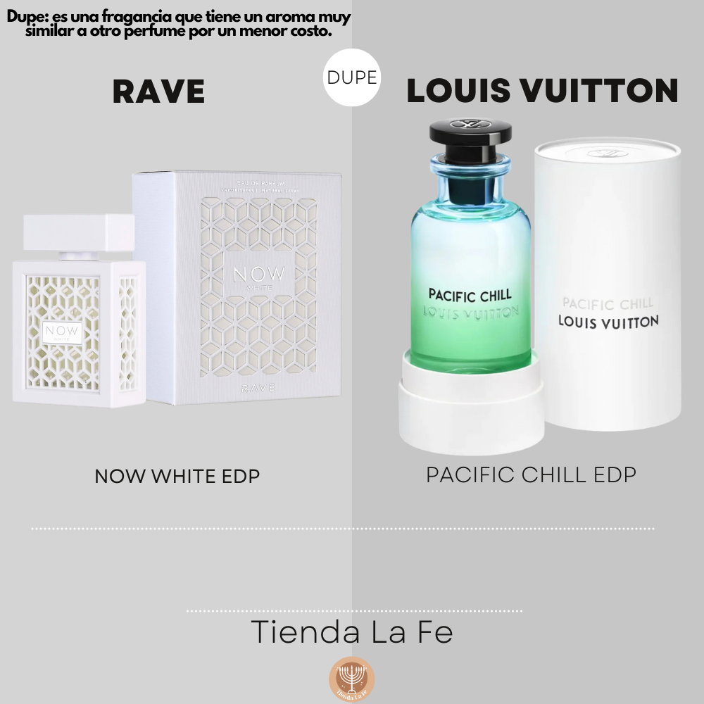 RAVE NOW WHITE EDP 100ML (U) (DUPE LOUIS VUITTON PACIFIC CHILL EDP)