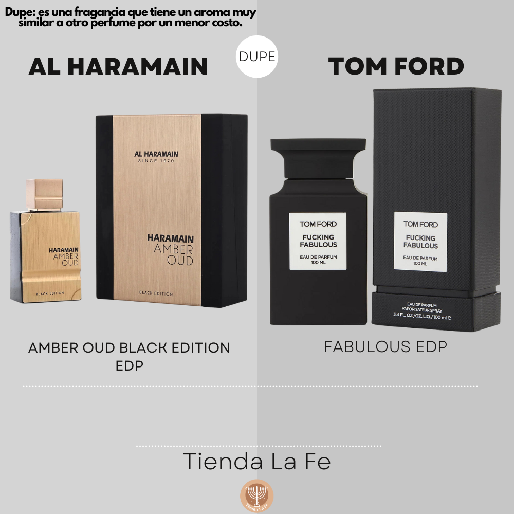 AL HARAMAIN AMBER OUD BLACK EDITION EDP 100ML (U) (DUPE TOM FORD FABULOUS EDP)