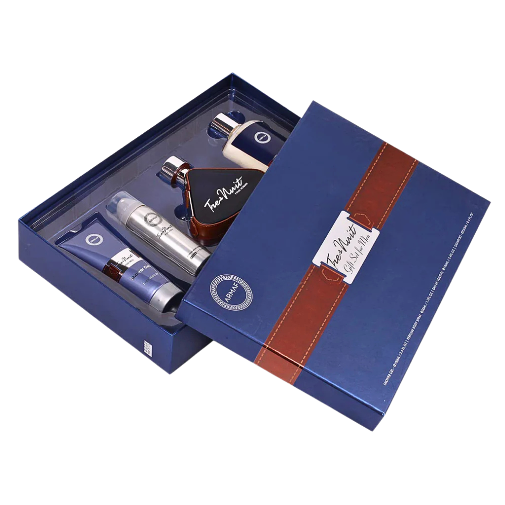 SET ARMAF TRES NUIT POUR HOMME EDP 100ML, SHAMPOO 250ML, SHOWER GEL 100ML, BODY SPRAY 50ML (H)
