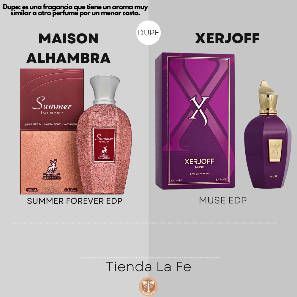 MAISON ALHAMBRA SUMMER FOREVER EDP 100ML (M) (DUPE XERJOFF MUSE EDP)