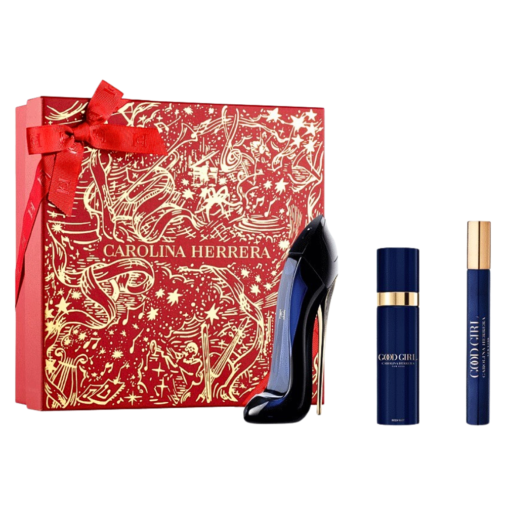 SET CAROLINA HERRERA GOOD GIRL EDP 50ML, EDP 10ML, SPLASH 100ML (M)