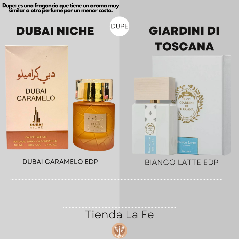 DUBAI NICHE DUBAI CARAMELO EDP 100ML (U) (DUPE GIARDINI DI TOSCANA BIANCO LATTE EDP)