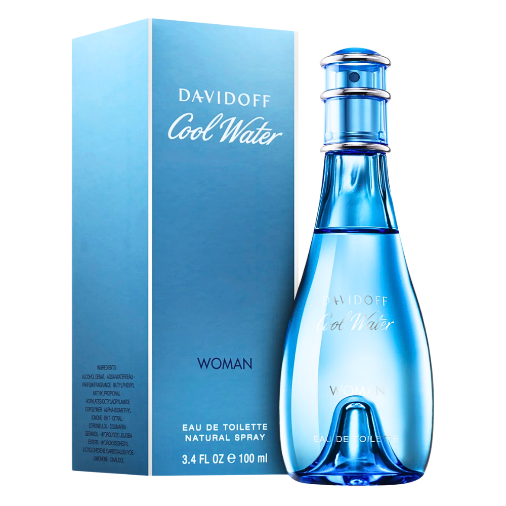 DAVIDOFF COOL WATER FOR WOMEN EDT 100ML (M)