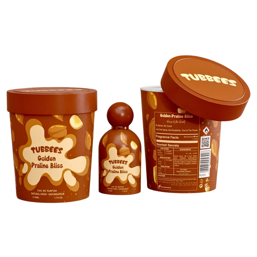GRANDEUR TUBBEES GOLDEN PRALINE BLISS EDP 50ML (M) (DUPE ZARA CASHMERE MUSK EDP)