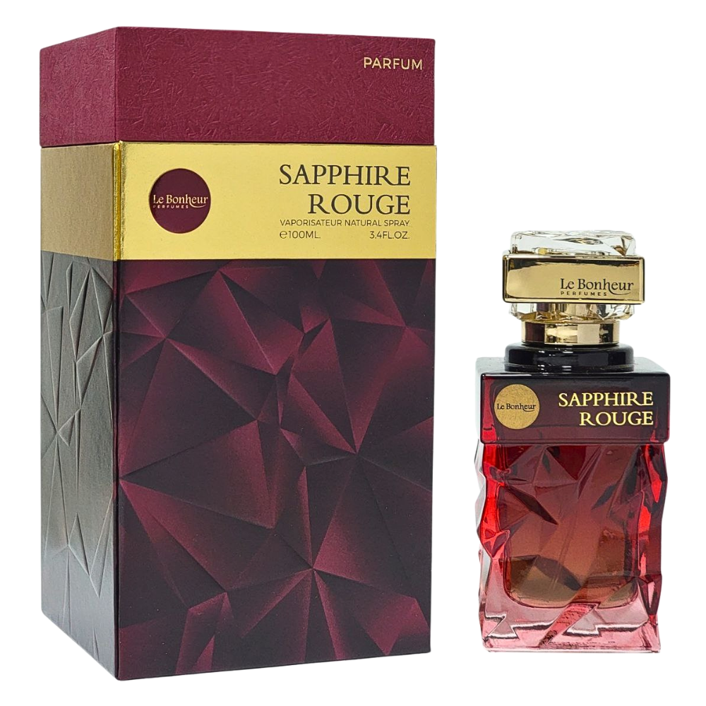 LE BONHEUR SAPPHIRE ROUGE PARFUM 100ML (U) (DUPE MAISON CRIVELLI OUD MARACUJA EDP)