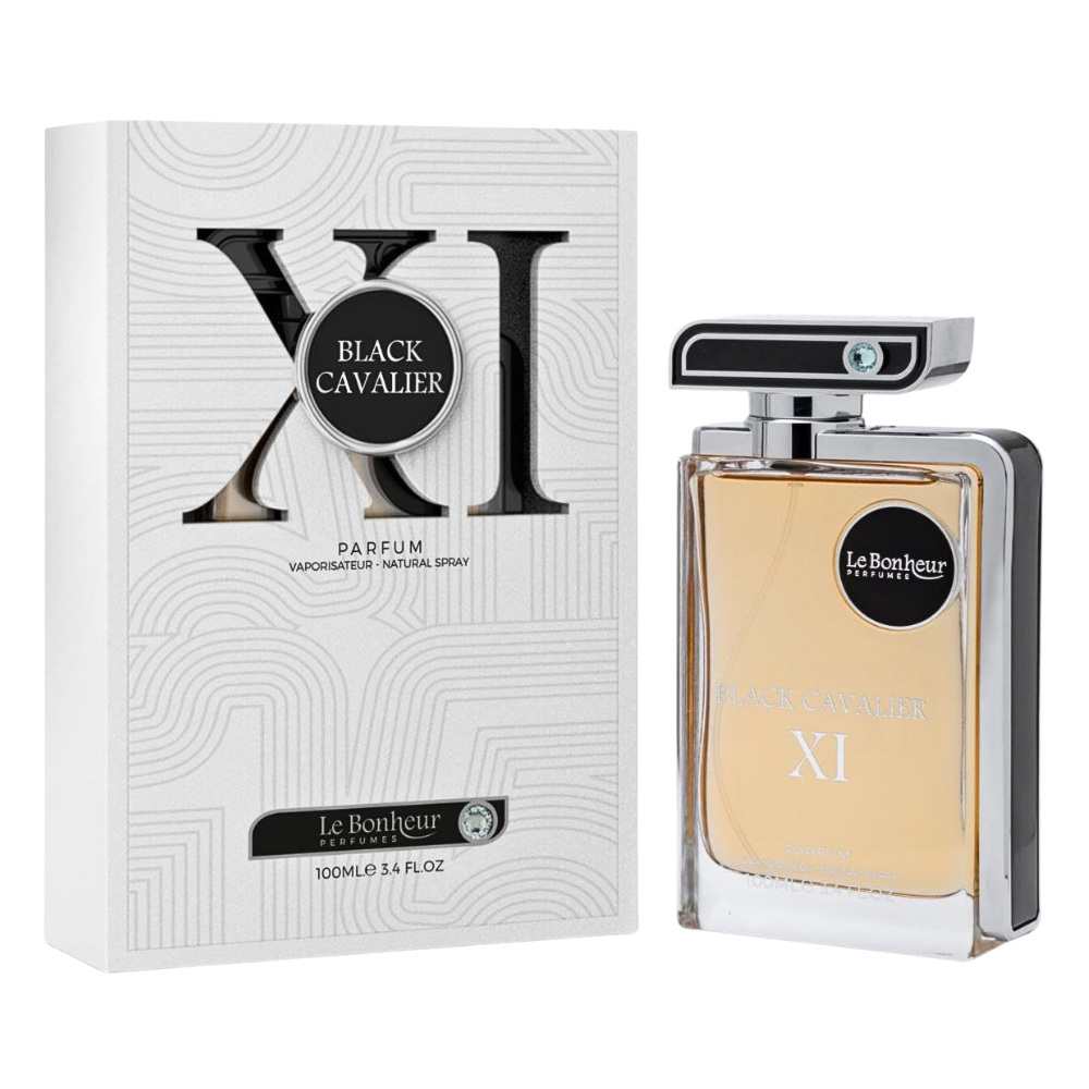 LE BONHEUR BLACK CAVALIER XI PARFUM 100ML (H) (DUPE AMOUAGE REFLECTION MAN EDP)