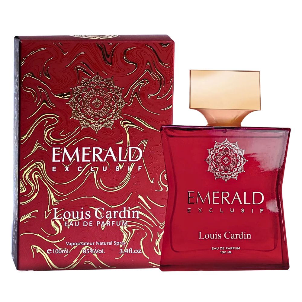 LOUIS CARDIN EMERALD EXCLUSIF RED EDP 100ML (U) (DUPE MAISON FRANCIS KURKDJIAN BACCARAT ROUGE EDP)
