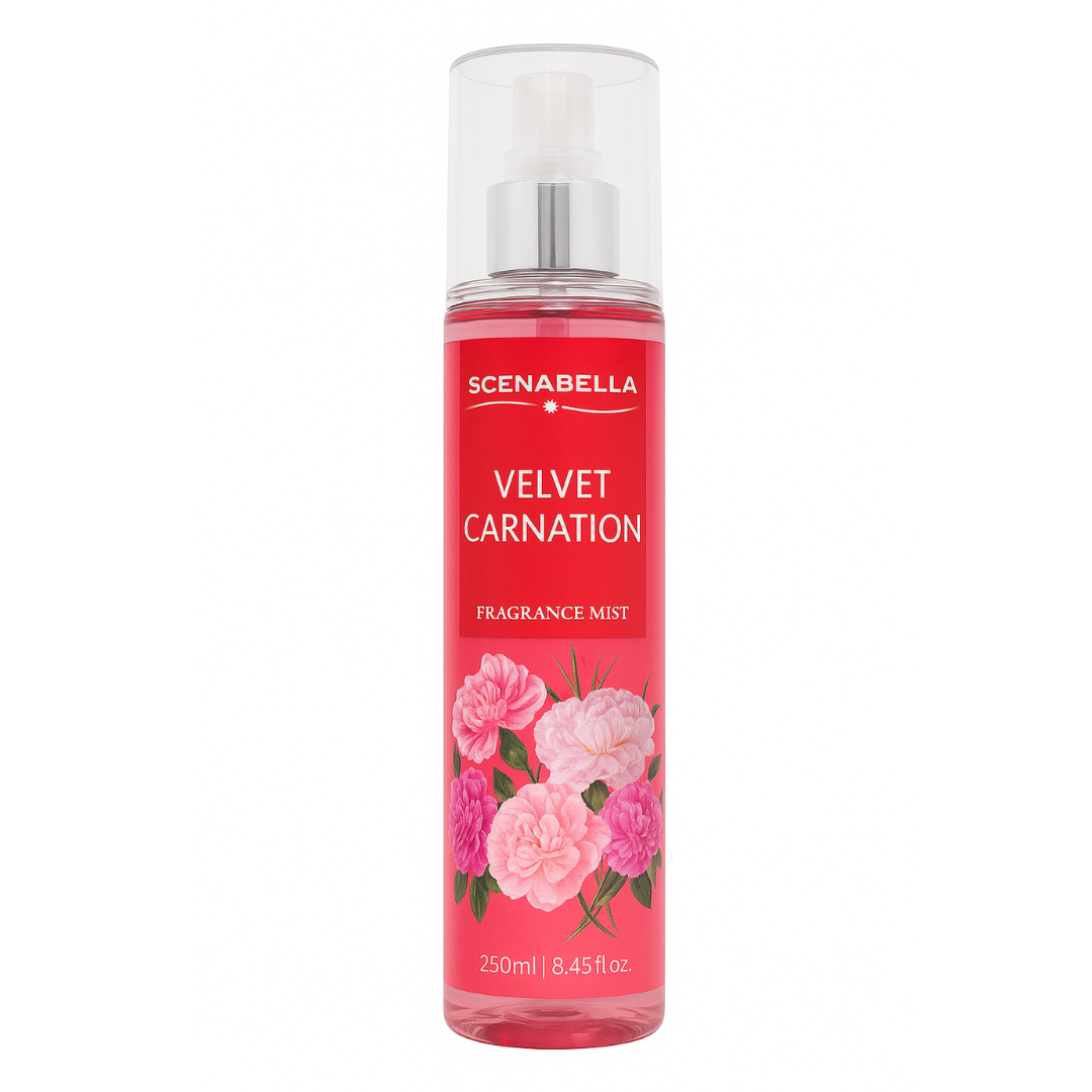 SPLASH SCENABELLA VELVET CARNATION 250ML (M) (DUPE BATH & BODY WORKS ROSE)