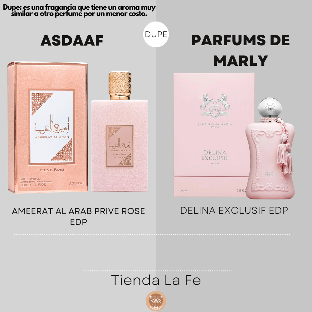 ASDAAF AMEERAT AL ARAB PRIVE ROSE EDP 100ML (M) (DUPE PARFUMS DE MARLY DELINA EXCLUSIF EDP)