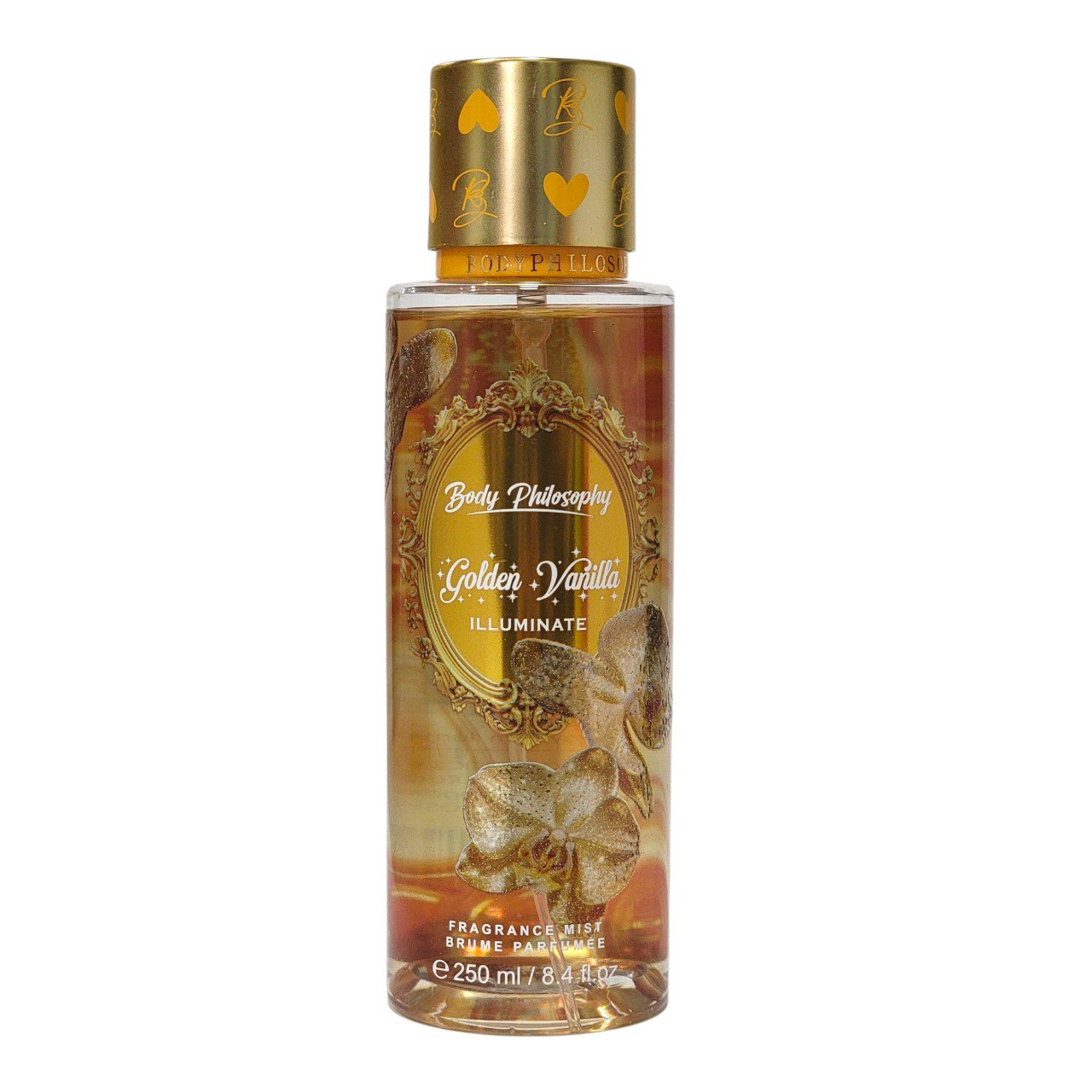 SPLASH BODY PHILOSOPHY GOLDEN VANILLA ILLUMINATE 250ML (M) (DUPE WARM VANILLA SUGAR BATH & BODY WORKS)