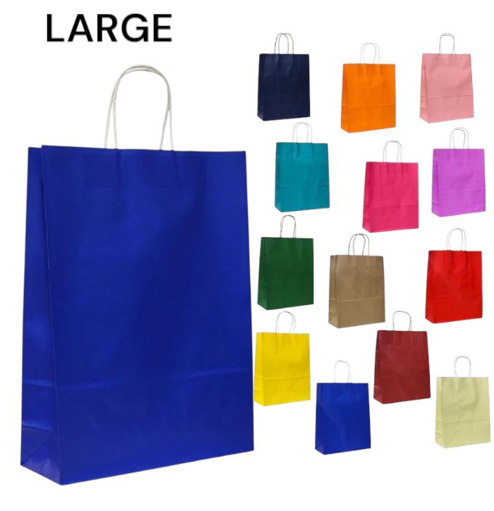 BOLSA DE REGALO GRANDE 31X42X11.5 13 COLORES