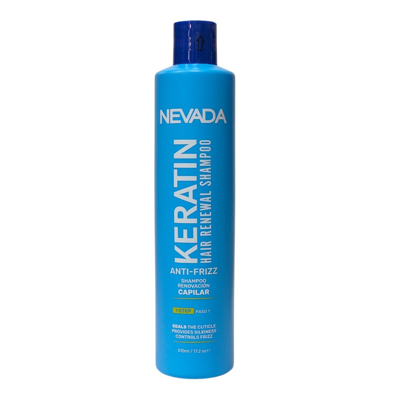 SHAMPOO DE QUERATINA PARA RENOVACION CAPILAR ANTI-FRIZZ NEVADA 510ML