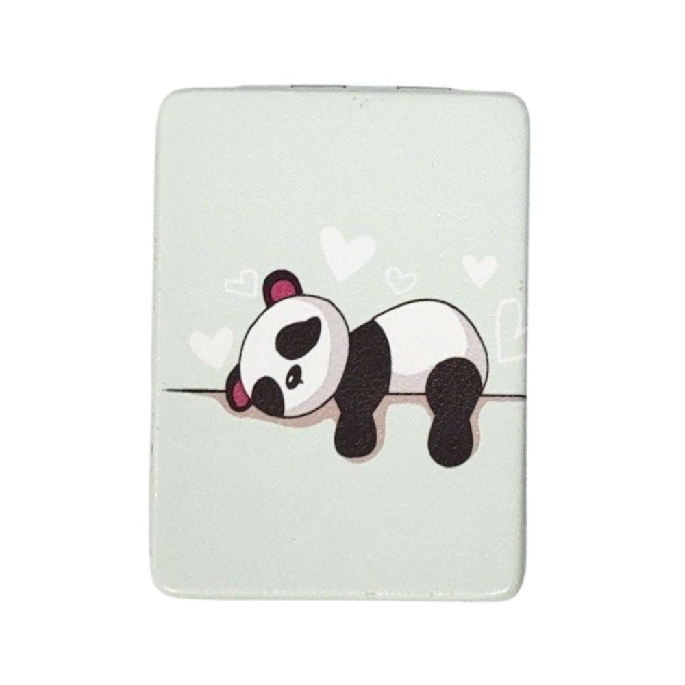 ESPEJO DE MANO CON DISEÑO DE OSO PANDA 6X8.5X17CM