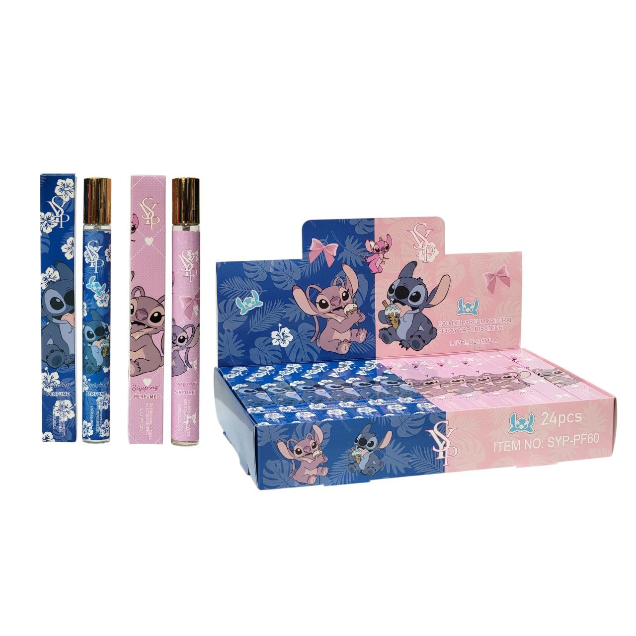 PERFUME EN TUBO PARA NIÑA DE STITCH SIYIPING EDP 35ML