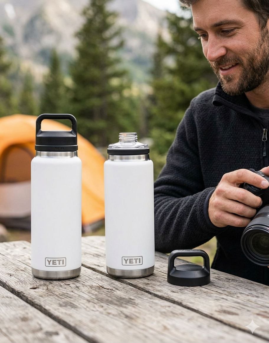 BOTE TERMICO DE VIAJE DE ALTA RESISTENCIA YETI 36 ONZAS ROJO ES POR CAJA COMPLETA