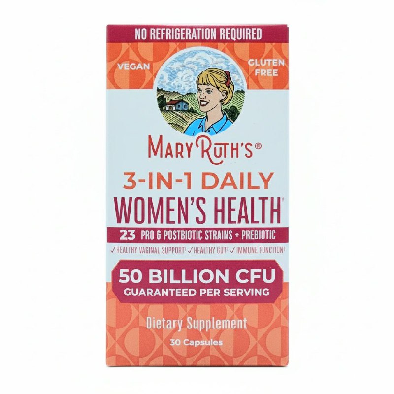 VITAMINAS EN CAPSULAS 3 EN 1 PARA MUJERES QUE COMBINA PREBIOTICOS, PROBIOTICOS Y POSTBIOTICOS MARYTRUTH 30UND