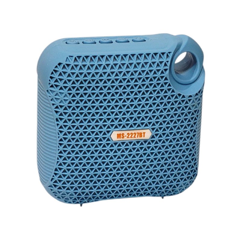 PARLANTE ALTAVOZ INALAMBRICO CON LUCES LED 11X11CM MOBILE SPEAKER MS-2227BT 8 COLORES