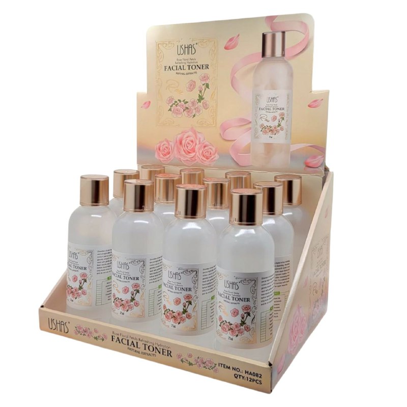 TONICO FACIAL EXTRACTO NATURAL DE ROSAS USHAS 275ML