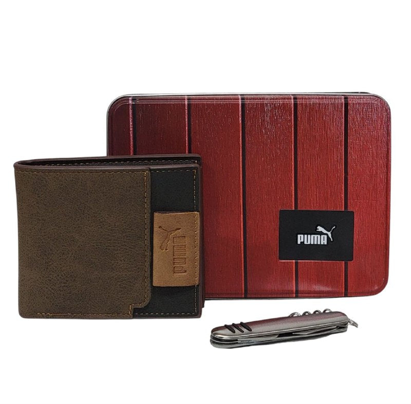 BILLETERA ECONÓMICA PUMA CON NAVAJA