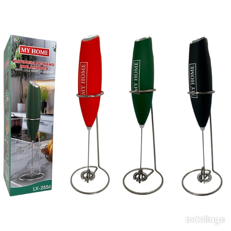 MAQUINA BATIDOR DE MANO INALAMBRICO MY HOME, 3 ESTILOS
