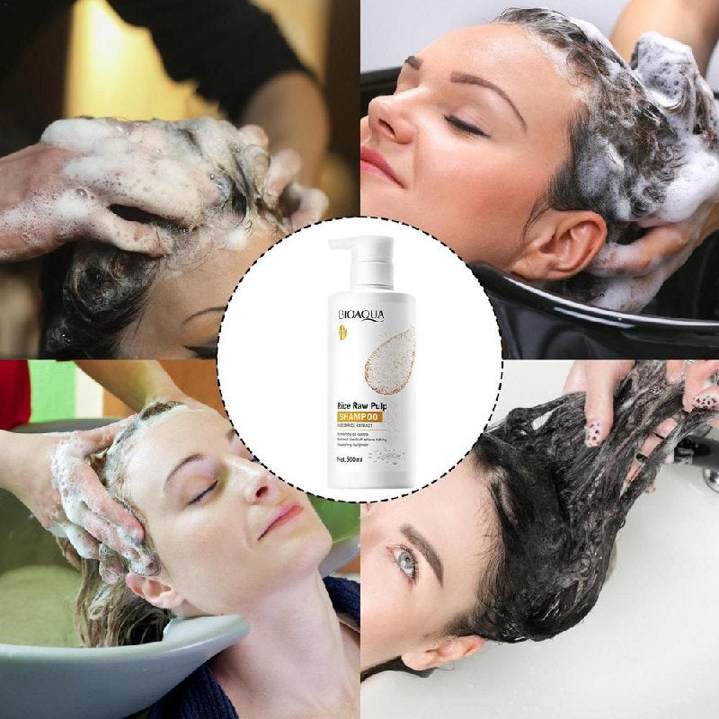 SHAMPOO ANTICASPA CON PULPA CRUDA DE ARROZ BIOAQUA 500ML