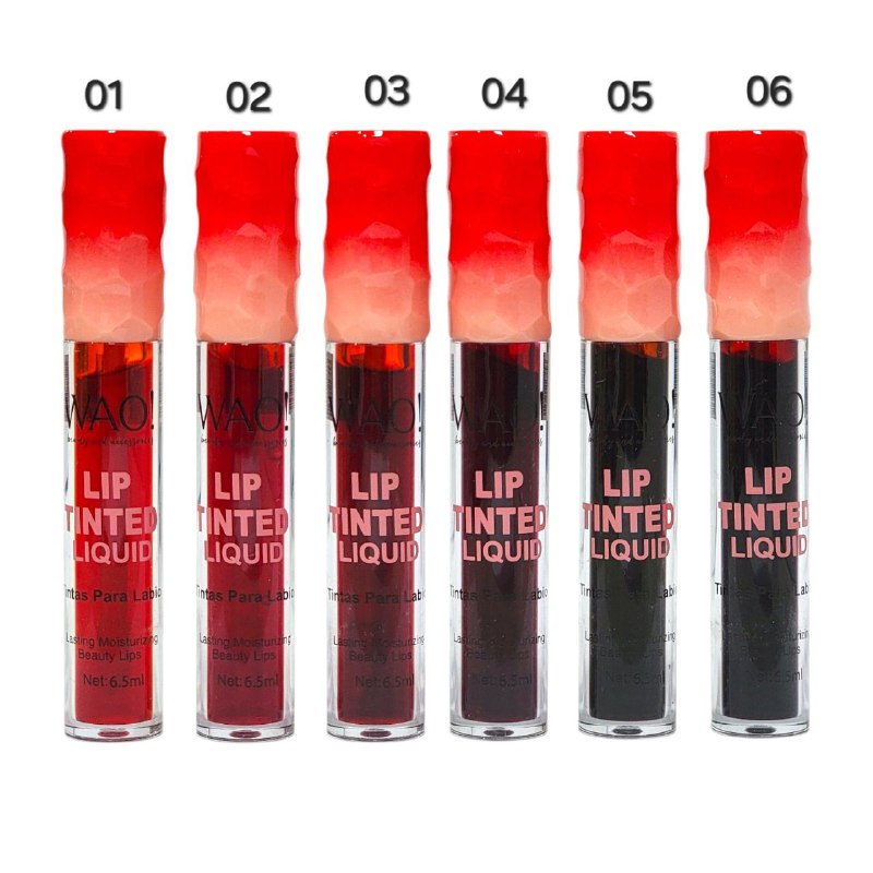 TINTA LABIAL DUPE BENETINT TINTA LABIAL LIQUIDA WAO BEAUTY 6.5ML, 6 TONOS