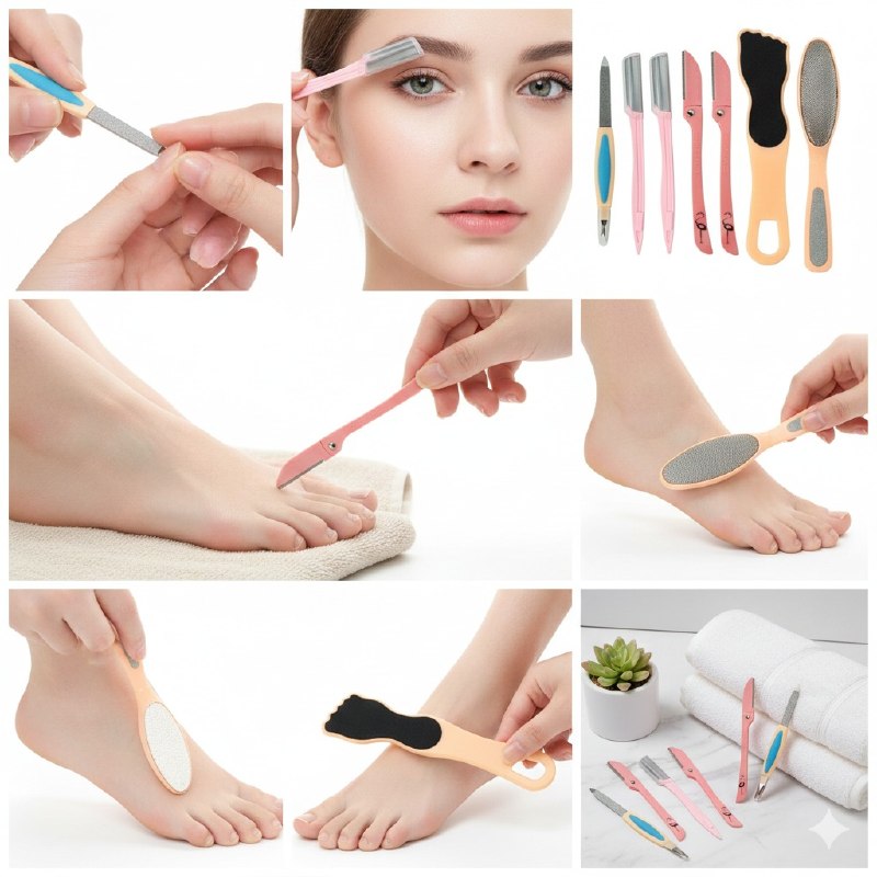 SET DE PEDICURA PERSONAL DE CUIDADO CORPORAL DE 7 PIEZAS KAISHENG