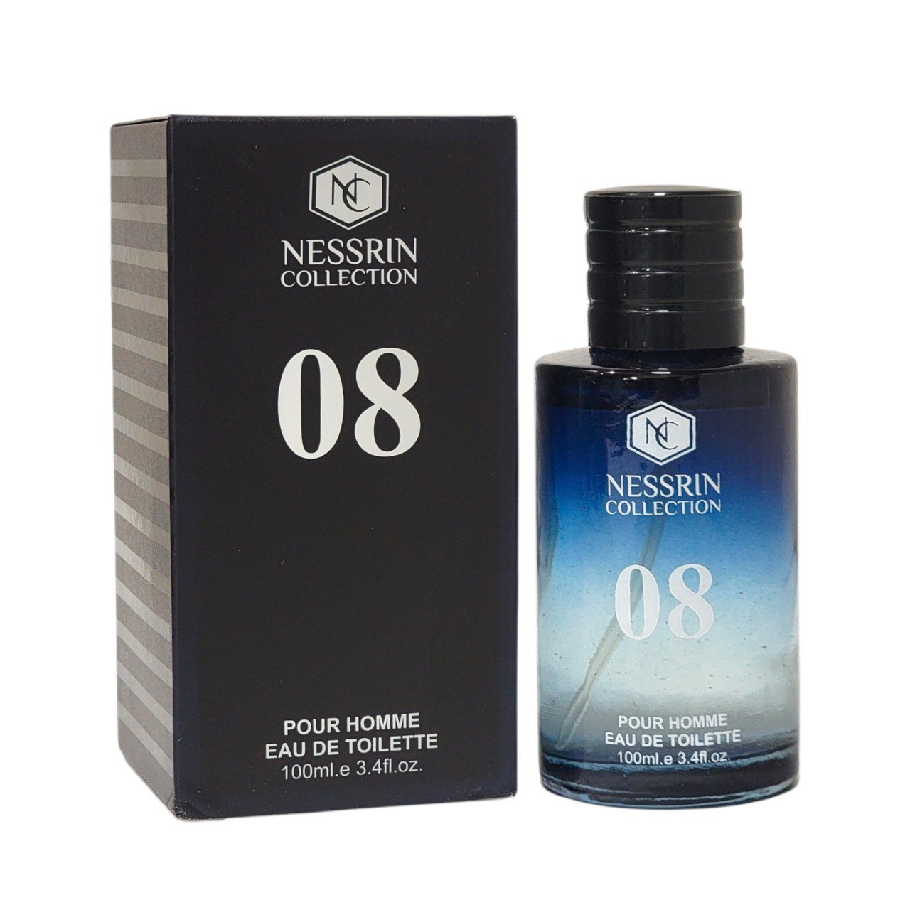 NESSRIN COLLECTION 08 EDT 100ML (H) (AROMA SIMILAR CHRISTIAN DIOR FARENHEIT)