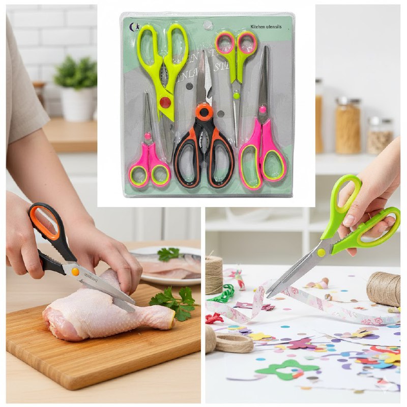 TJERRAS EN SET DE 5 PIEZAS MULTIFUNCIONALES DE ACERO INOXIDABLE