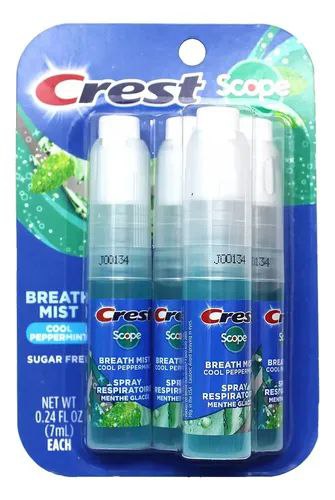 SPRAY BUCAL, PARA LA BOCA DE MENTA QUE ELIMINA GERMENES Y MAL ALIENTO CREST SCOPE 7MLX4