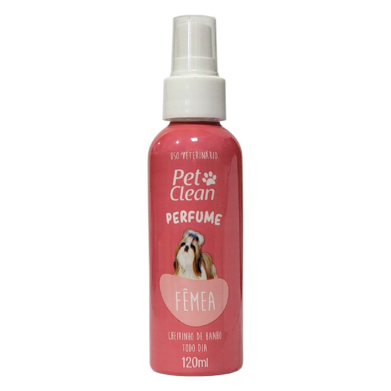PERFUME PARA PERROS HEMBRAS, SPRAY DESODORANTE QUE ELIMINA OLORES PET CLEAN 120ML