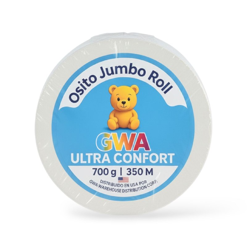 PAPEL HIGIENICO EN ROLLO JUMBO PARA DISPENSADORES GWA 700G