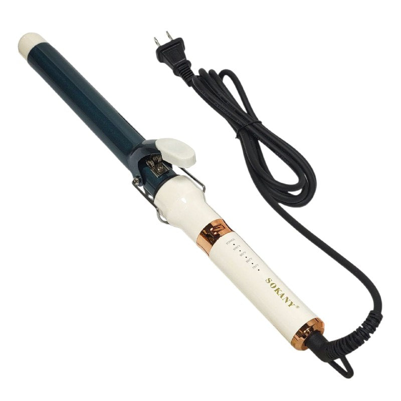 RIZADORA ENCOLOCHADORA DE CABELLO CON NANOTECNOLOGIA DE TITANIO SUAVE SOKANY