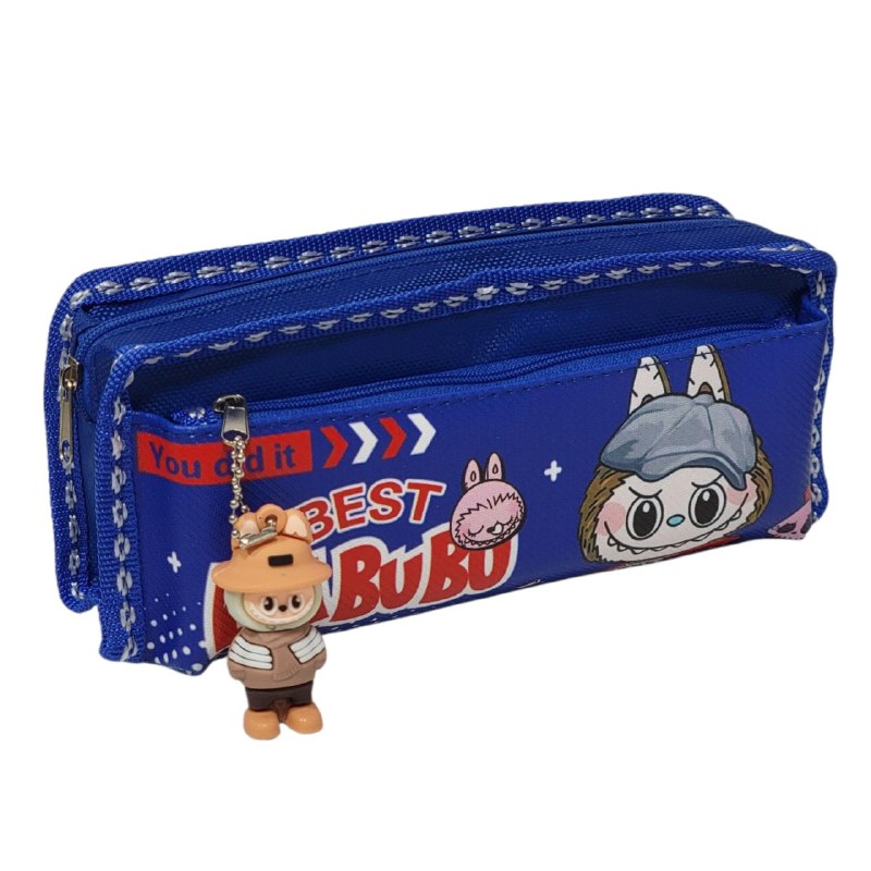 CARTUCHERA DE LABUBU QUE COMBINA ORGANIZACION IMPECABLE CON DISEÑO IRRESISTIBLE 3 COLORES