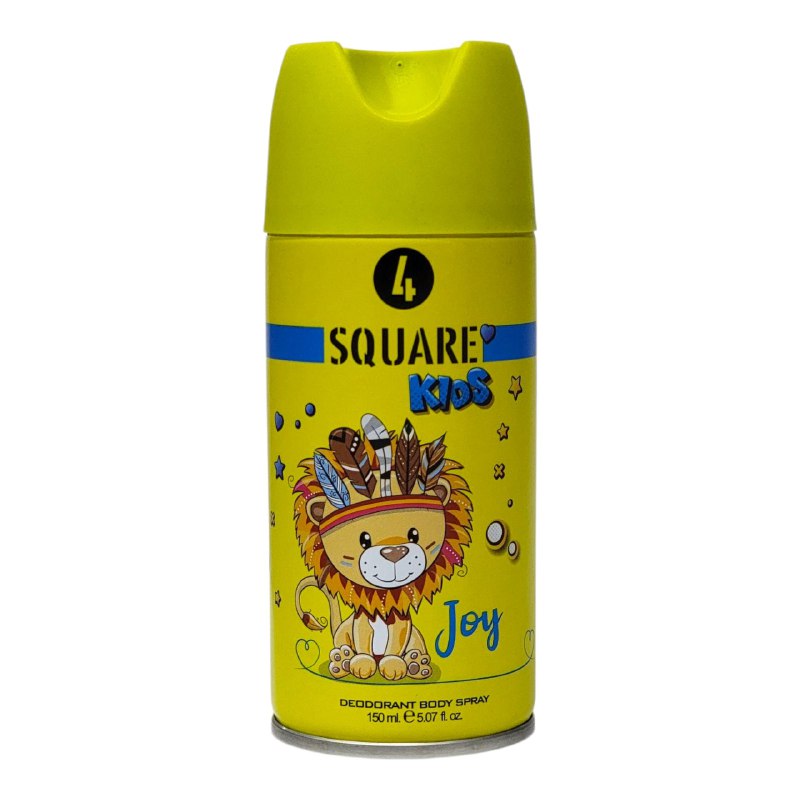 BODY SPRAY PARA NIÑOS REFRESCANTE Y DURADERO SQUARE KIDS JOY 150ML