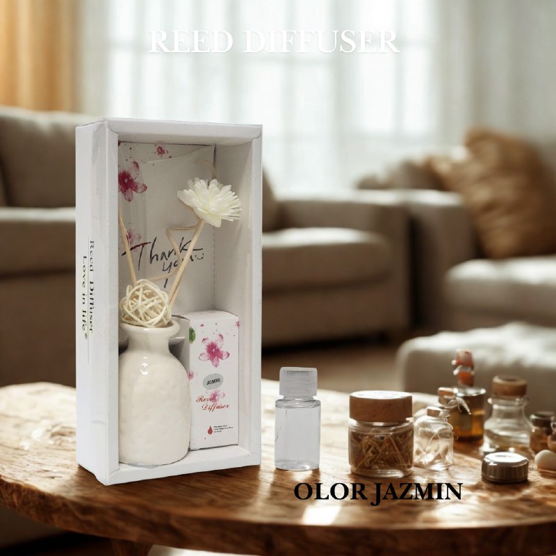 AMBIENTADOR AROMATIZANTE DIFUSOR DE VARILLAS PARA EL HOGAR DE AROMA CONTINUO SIN HUMO NI GOTEO, 4 AROMAS REED DIFFUSER