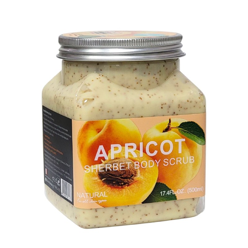 EXFOLIANTE CORPORAL ILUMINADOR CON EXTRACTO DE ALBARICOQUE NATURAL FOR ALL SKIN TYPES 500ML