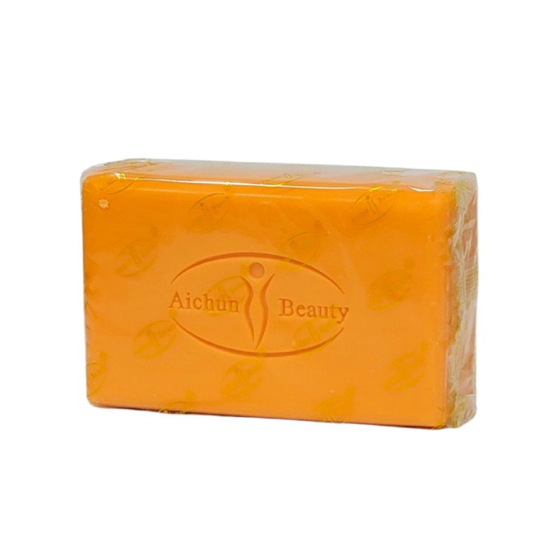 JABON FACIAL DE ACEITE DE ZANAHORIA PARA EL ROSTRO Y CUERPO, EXTRACTOS DE PLANTAS ANTIVOS ESPUMA DENSA Y DELICADA, LIMPIA LOS POROS EN PROFUNDIDAD, REFRESCA, HUMECTA Y MEJORA LA PIEL SUAVE AICHUN BEAUTY CARROT ESSENTYIAL OIL SOAP 200G