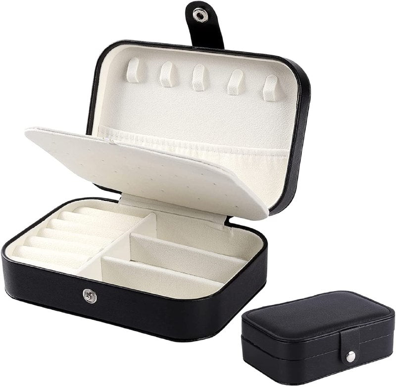 ORGANIZADOR JOYERO SEGURO Y ELEGANTE COMPACTO, 4 COLORES