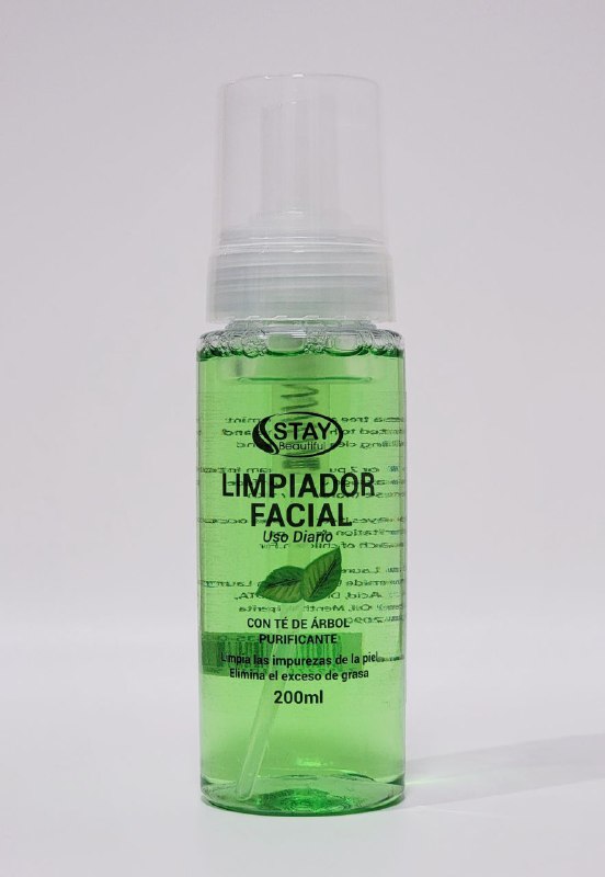 LIMPIADOR FACIAL EN SPRAY DE TE D ARBOL PURIFICANTE, USO DIARIO QUE LIMPIA LAS IMPUREZAS, EXCESO DE GRASA, DEJANDO LA PIEL SUAVE Y FRESCA STAY BEAUTIFUL 200ML