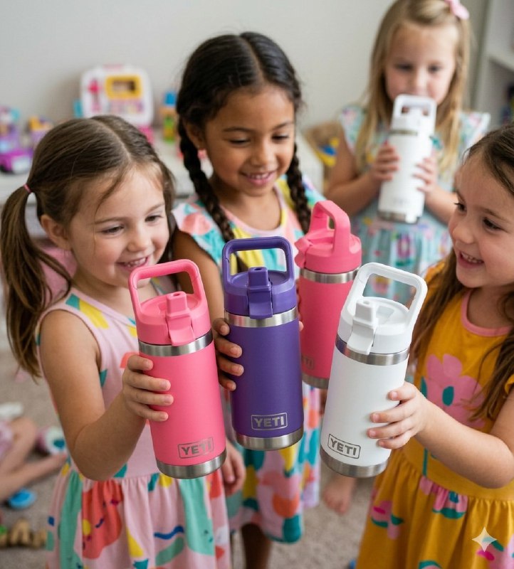 TERMO YETI KIDS ORIGINAL PARA NIÑOS DE ACERO INOXIDABLE DE 12OZ PRECIO ROJO ES POR CAJA COMPLETA