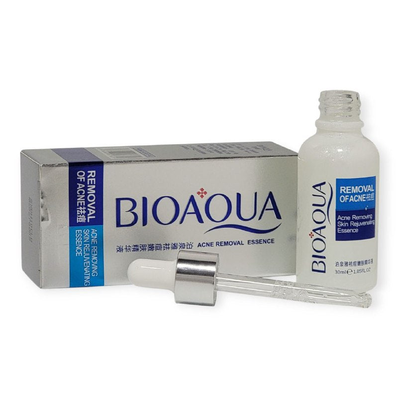 SUERO FACIAL ESENCIA REJUVENECEDORA PARA LA PIEL ELIMINA EL ACNE, PIEL SUVAE Y TERSA BIOAQUA 30ML